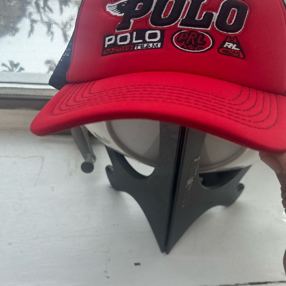 Polo by Ralph Lauren Red Racing Cap - Picture 4 of 8